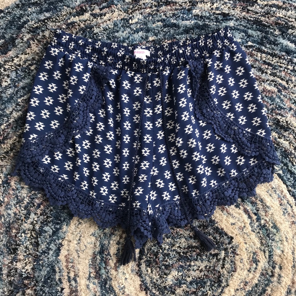 Boho Drawstring Shorts